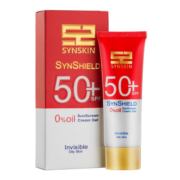 ژل ضد آفتاب بی‌رنگ فاقد چربی ساین شیلد +SPF50 ساین اسکین