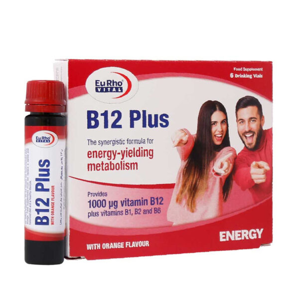 ویال خوراکی ویتامین B12 پلاس یوروویتال 6 عدد