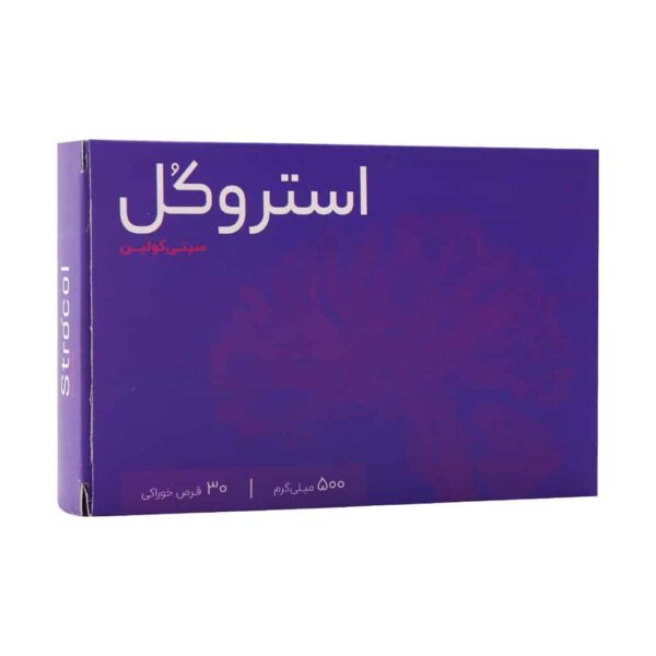 قرص استروکل سیتی کولین 30 عدد اشبال شیمی 500 میلی گرم
