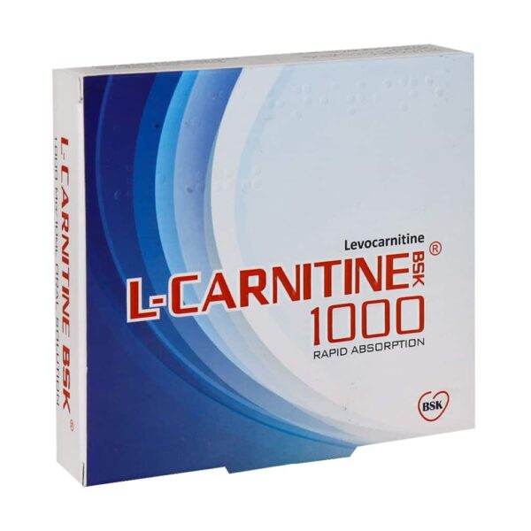 ویال خوراکی ال کارنیتین 1000 بی اس کی 10 عدد