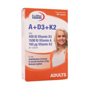 Eurho Vital A D3 K2 Vitamins 60 Caps